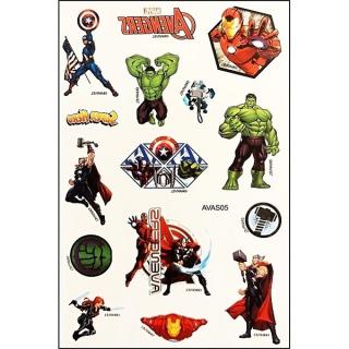 Dětské tetování Avengers 03 tetovací obtisky 14,9 x 9,5 cm OP859