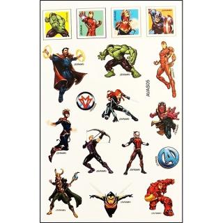 Dětské tetování Avengers 04 tetovací obtisky 14,9 x 9,5 cm OP860