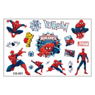 Dočasné tetování Spiderman 16 x 10,5 cm CG-051