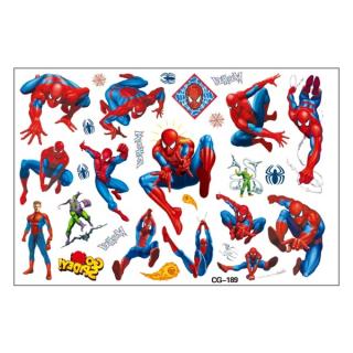 Dočasné tetování Spiderman 16 x 10,5 cm CG-189