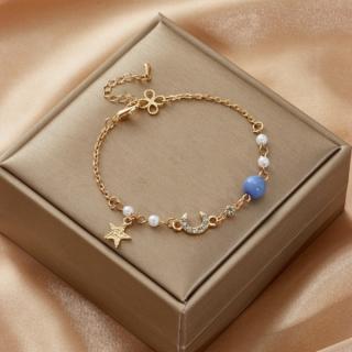 Fashion Jewelry Elegantní náramek Moon Star Blue OJ431