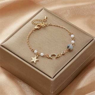 Fashion Jewelry Elegantní náramek Moon Star Grey OJ429