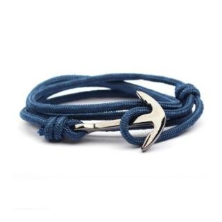 Fashion Jewelry Náramek kotva tmavě modrý OJ357