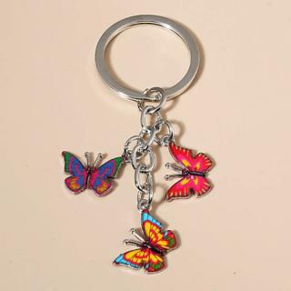 Fashion Jewelry Přívěsek na klíče Motýli barevní