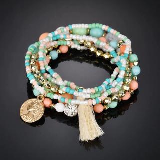 Fashion Jewelry Sada náramků 6 ks barevný mix