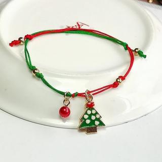Fashion Jewelry Vánoční náramek stromeček zelený