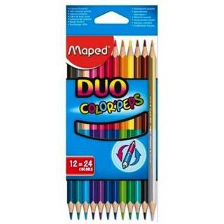 Pastelky trojhranné Maped Color Peps Duo 24 ks