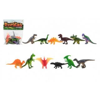 Teddies Zvířátka Dinosauři mini plast 6-7 cm 12 ks