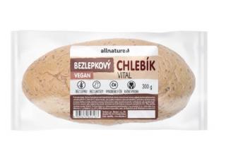 Allnature Bezlepkový chlebík VITAL 300 g