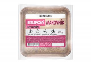 Allnature bezlepkový makovník 200 g