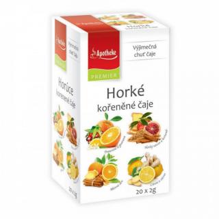 Apotheke PREMIER Horké kořeněné čaje 4v1 20x2g