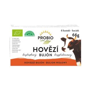 Bujon hovězí BIO kostky 66g Probio