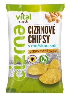 CHIPSY Cizrnové s mořskou solí 65 g