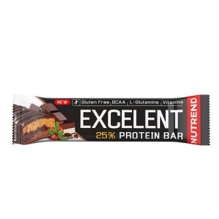 Excelent Bar Double Čokoláda + nugát s brusinkami v mléčné čokoládě 85 g