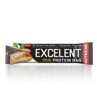 Excelent Bar Double Mandle + pistácie s pistáciemi v mléčné čokoládě 85 g