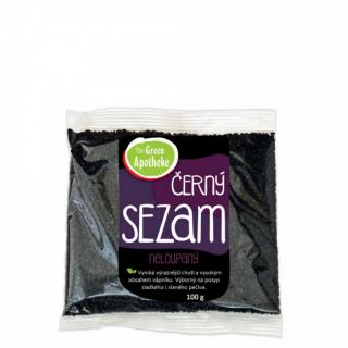 Green Apotheke SEZAM ČERNÝ neloupaný 100g