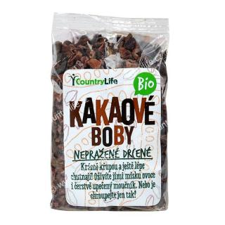 Kakaové boby nepražené drcené 100 g BIO