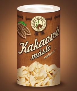 KAKAOVÉ MÁSLO NATURAL V DÓZE - VE ZLOMCÍCH 500 G