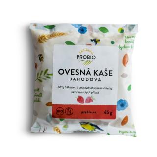 Kaše ovesná jahodová 65 g BIO PROBIO