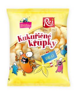 Křupky kukuřičné s příchutí vanilky 90 g