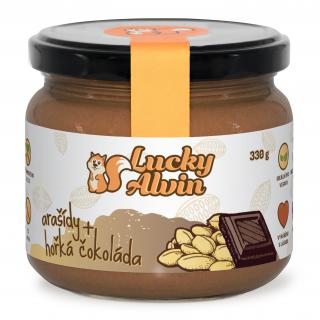 Lucky Alvin - arašídové máslo hořká čokoláda 330 g