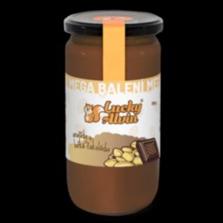Lucky Alvin - arašídové máslo hořká čokoláda 750 g