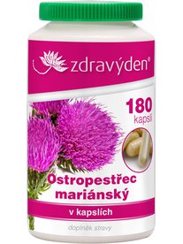 Ostropestřec mariánský 180 kapslí