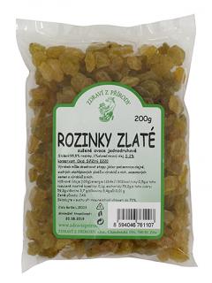 Rozinky zlaté 200 g ZDRAVÍ Z PŘÍRODY