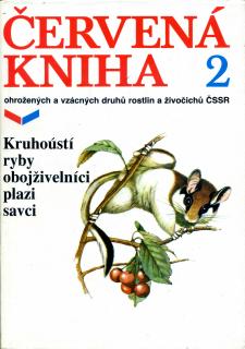 Červená kniha - 2, ohrožených a vzácných druhů rostlin a živočichů ČSSR