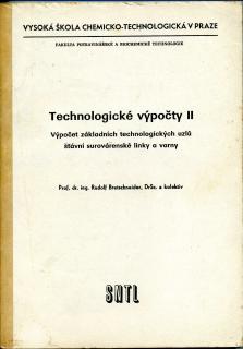 Technologické výpočty - II.