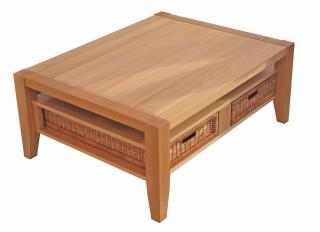 Konferenční stolek Borneo BUK výplň, 109x45x69 cm