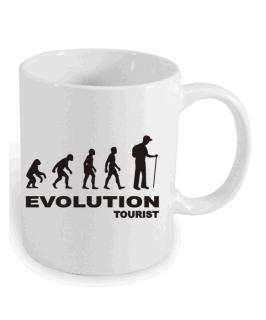 Hrnek evoluce tourist