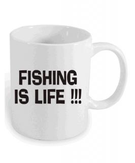 Hrnek fishing is life