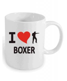 Hrnek i love boxer