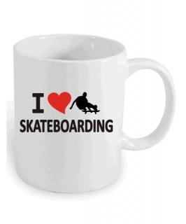 Hrnek i love skateboarding