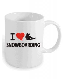 Hrnek i love snowboarding