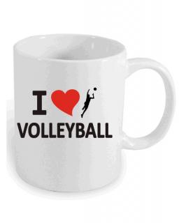 Hrnek i love volleyball
