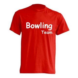 tričko s potiskem bowling team