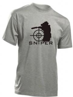 tričko s potiskem sniper