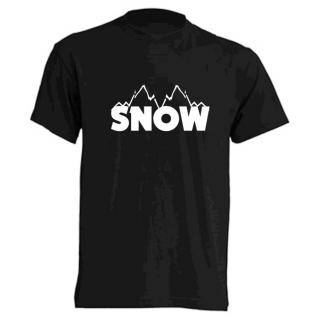 tričko s potiskem snow