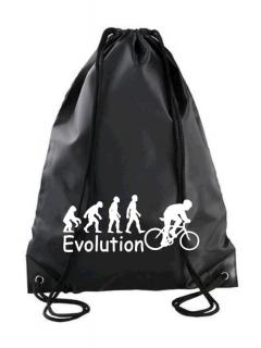 Vak s potiskem evoluce cyklista