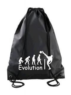 Vak s potiskem evoluce nohejbalista