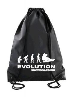 Vak s potiskem evoluce snowboarding