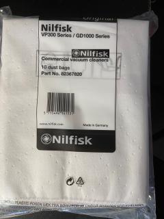 Nilfisk sáčky fliesové VP 300, Saltix 10 - 10 ks