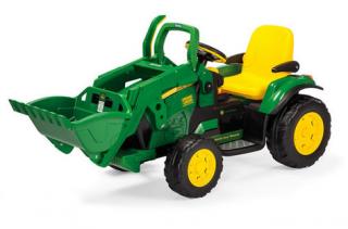 Elektrický traktor John Deere s nakladačem