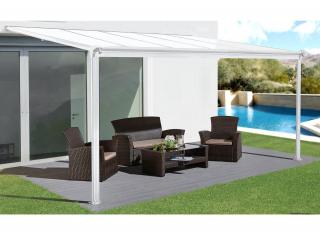 Hliníková pergola 3,12 x 3,00 - bílá