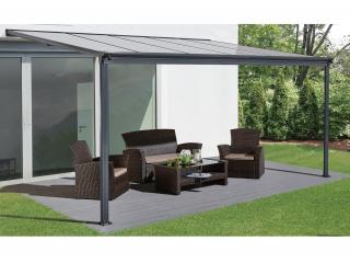 Hliníková pergola 3,12 x 3,00 - černá