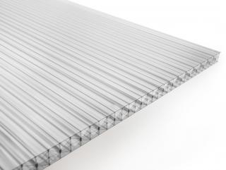 Makrolon vícekomorový 16 mm 2,0 x 2,10 m - čirý