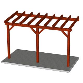 Nezastřešená pergola model L25