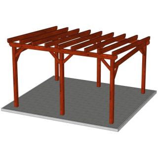 Nezastřešená pergola model L28